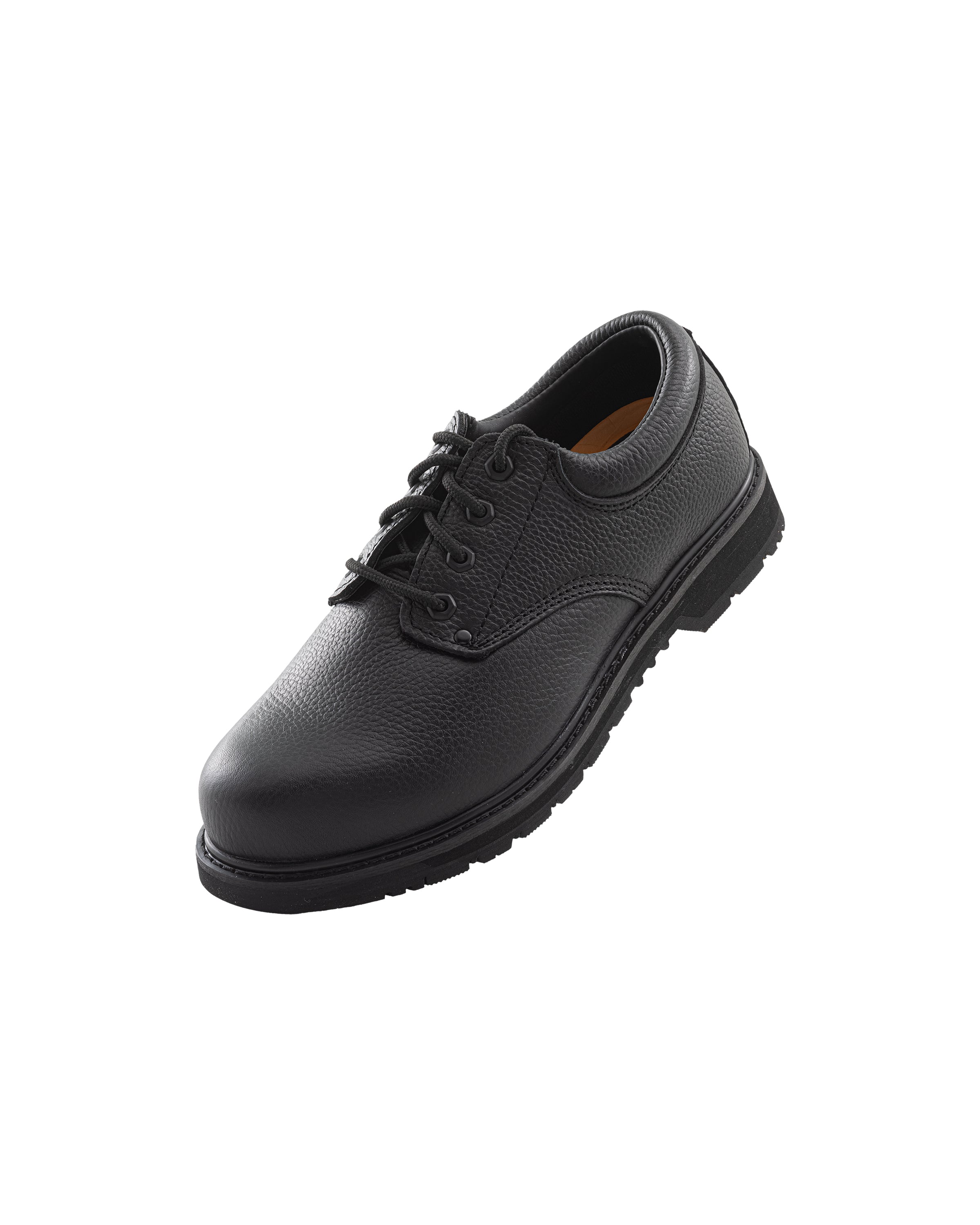 Diehard Black Oxford Slip Resistant Work Shoes [R82440]